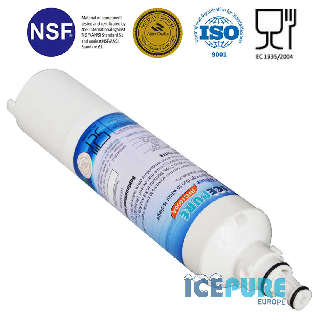Filtre frigo americain ICEPURE RFC1000A remplace LG