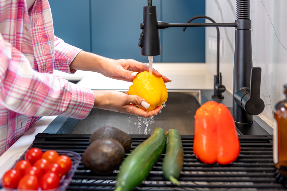 Laver ses légumes à l'eau du robinet danger santé
